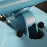 Brunotti drop-through longboard truck close up