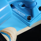 Brunotti Billy longboard blue/black close up